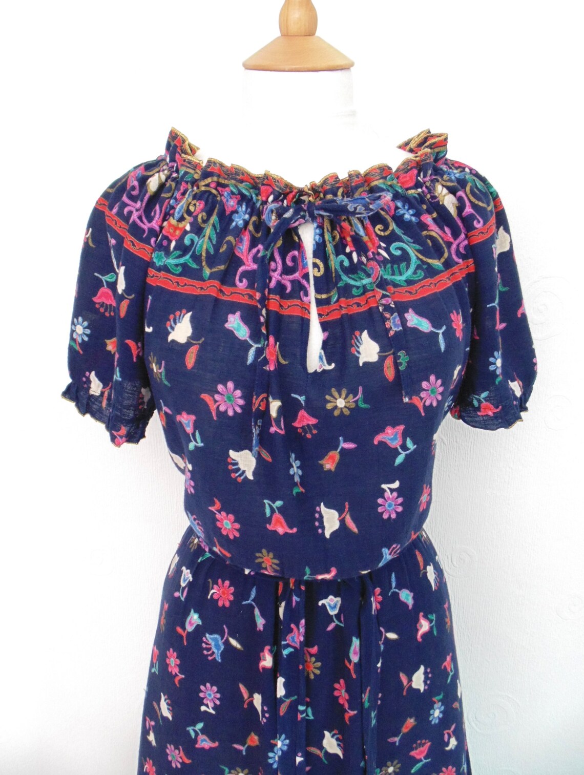 vintage cheesecloth dress