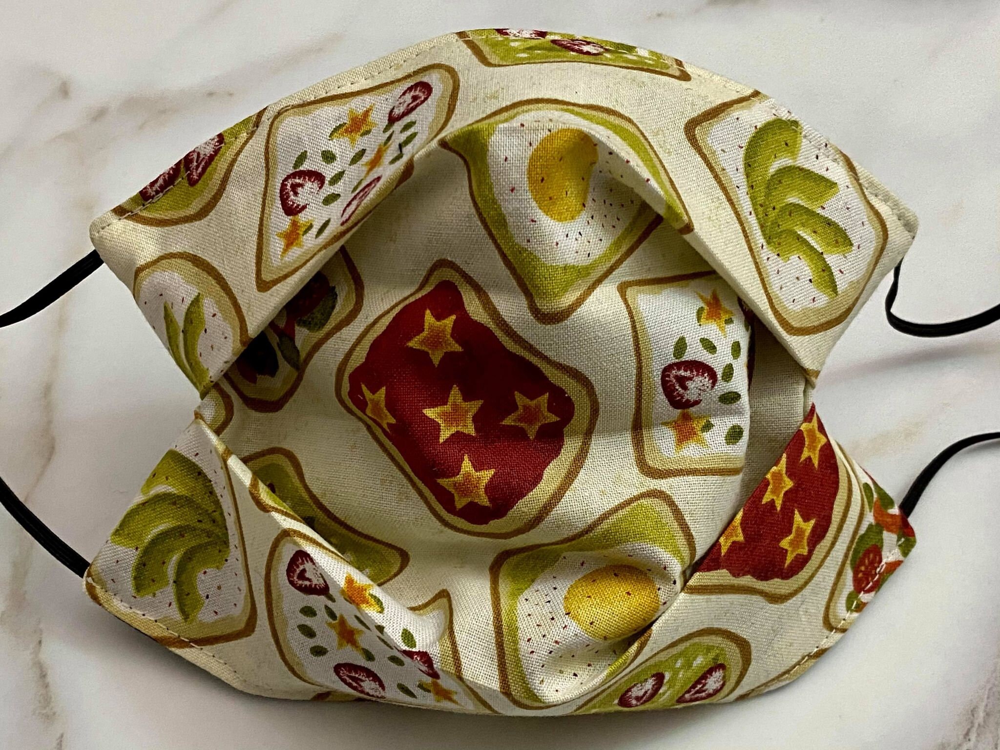 Avocado Toast Face Mask Yummy Mask Handmade with 2 layers Etsy