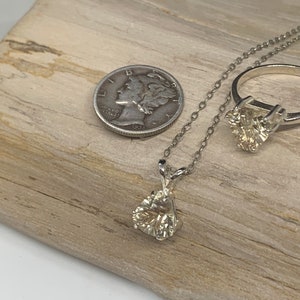 Oregon Sunstone ring & pendant set
