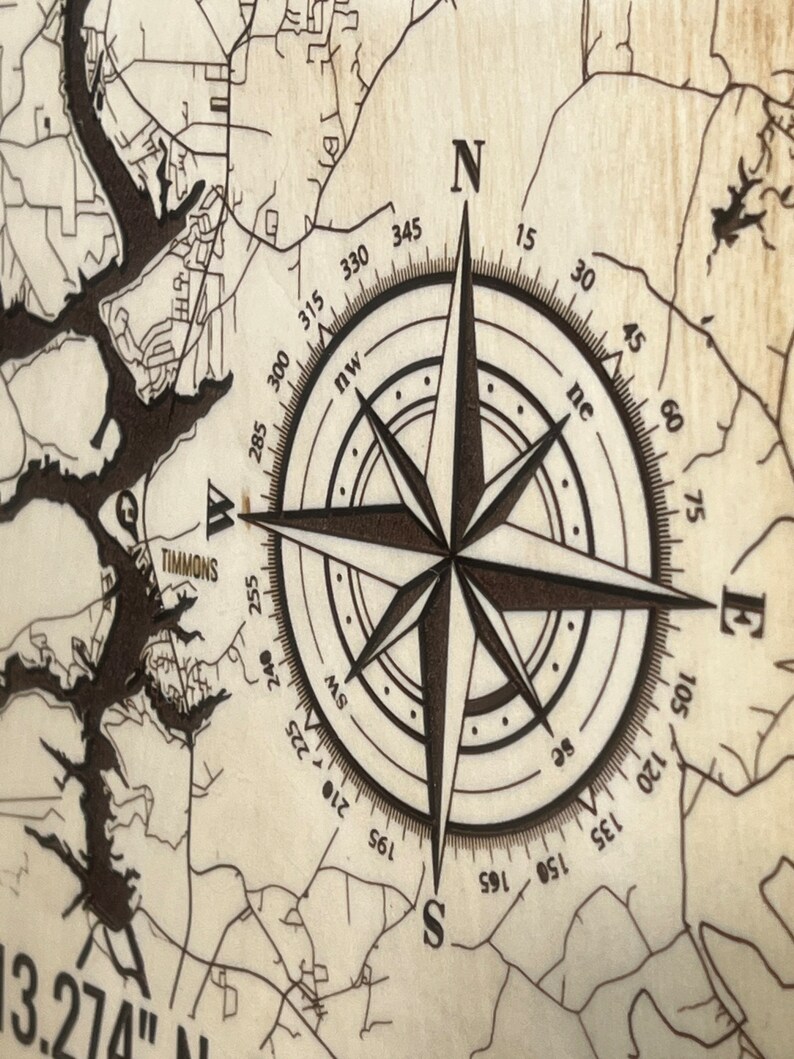 Neely Henry Lake Map Alabama Custommade & Personalization Etsy