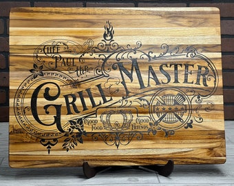 Fancy Grill Master Design w/ Temps and Fonts for Personalization