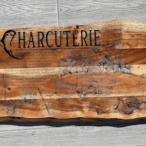 Charcuterie and Cutting Board SVG laser cut cnc customize personalize file shark coochie history