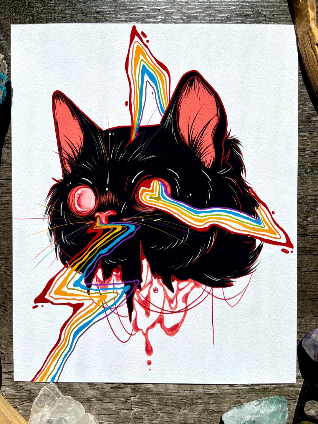 Drat! The Cat! - Anonymous - Framed art Print main image 1