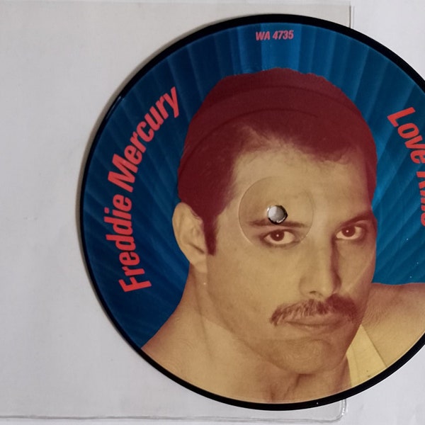 FREDDIE MERCURY QUEEN Vinyle Love Kills Original 1984 Royaume-Uni Picture Disc 7 pouces