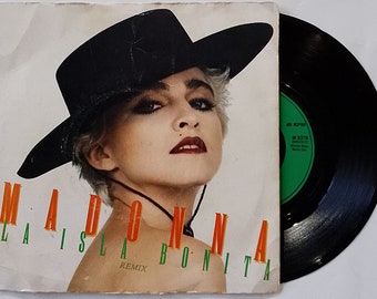 Vinyle MADONNA La Isla Bonita Original 1987 UK 7 pouces Green Label