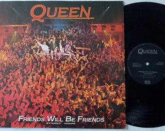 QUEEN Vinyl Freddie Mercury Friends Will Be Friends Original 1986 UK 12 Inch Single