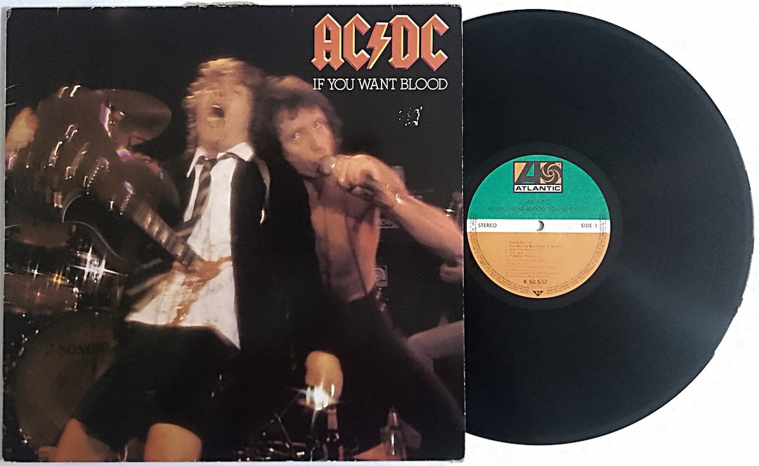 AC/DC Vinyl Angus Young If You Want Blood You've Got It Vinyl Record ...