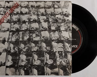 Vinyle punk RIGIDE LITS DOIGTS Dispositif suspect original 1978 Royaume-Uni 7 pouces Unique