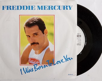 FREDDIE MERCURY QUEEN Vinyl I Was Born To Love You Original 1985 7 Inch Single