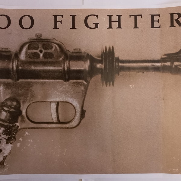 Foo Fighters Vintage Poster Etsy foo-fighters-vintage-poster-etsy