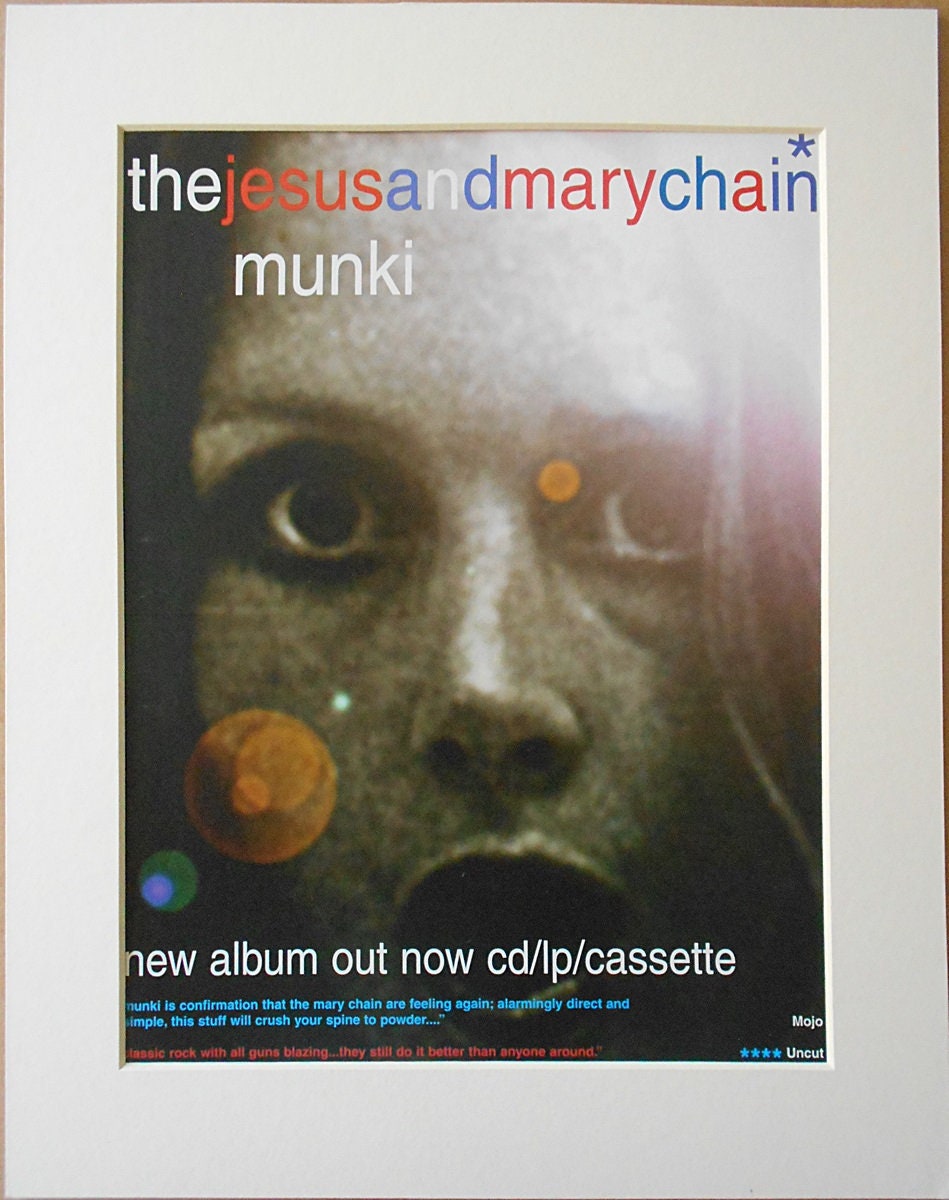 Jesus And Mary Chain Munki '98UKオリジナル2LP The Jesus And Mary Chain: Munki (Indie Exclusive Colored