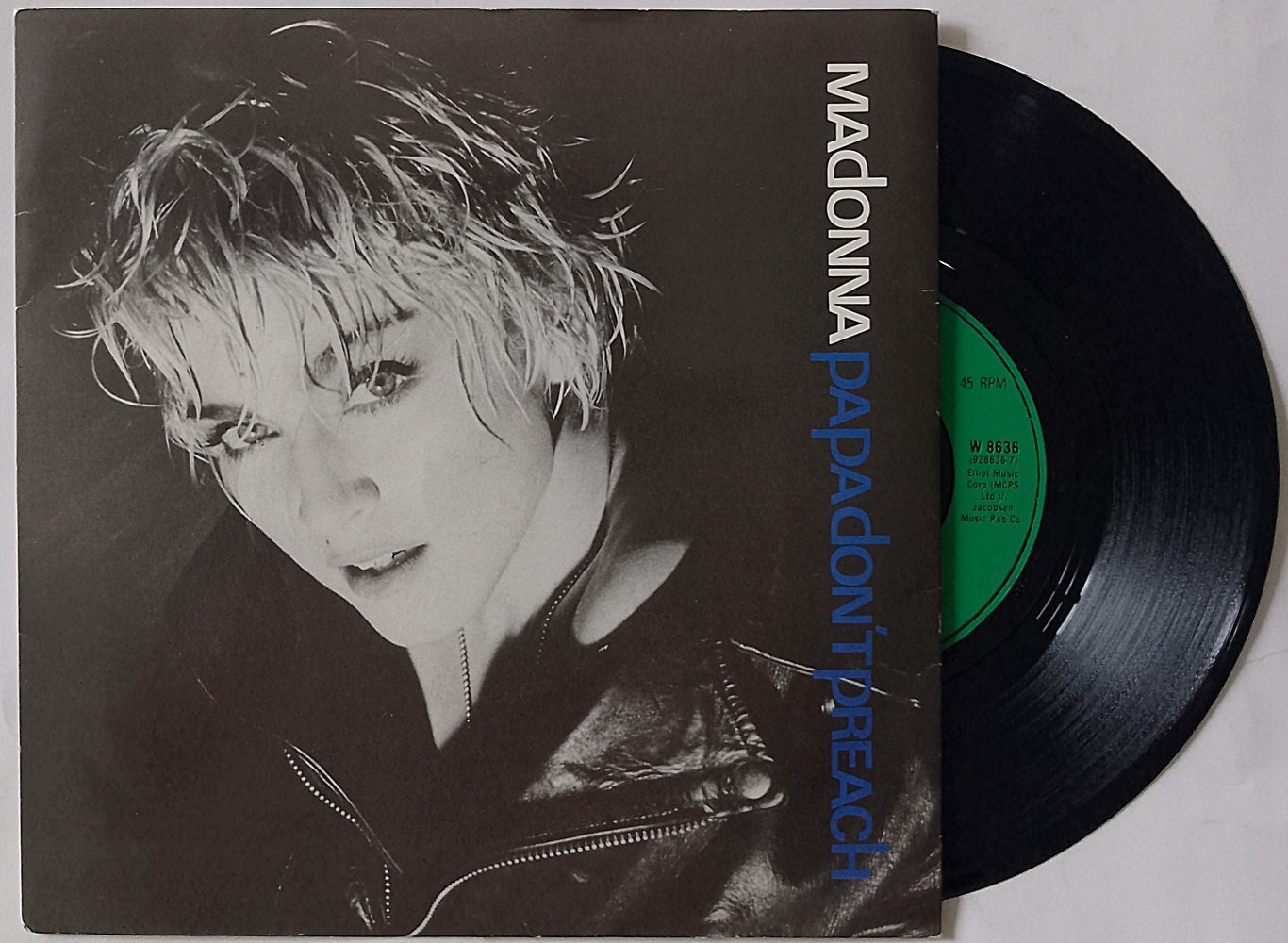 MADONNA Vinyl Papa Don't Preach Original 1986 UK 7 Inch Single