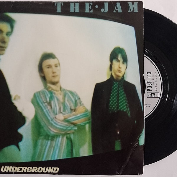 THE JAM Vinyl Going Underground Mod Punk Paul Weller Original 1980 U.K. 7 Inch Single