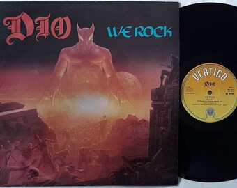 DIO Vinyl We Rock Rare Black Sabbath Original 1984 UK 12 Inch Maxi Single