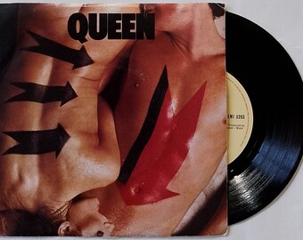 QUEEN Disque vinyle Freddie Mercury Body Language Original 1982 Royaume-Uni 7 pouces