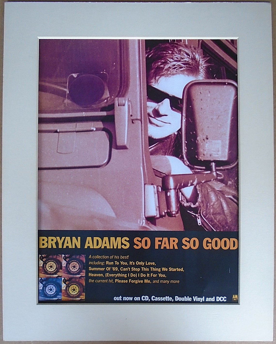 BRYAN ADAMS So Far So Good 1993 Original Vintage Music Press Etsy BRYAN ADAMS So Far So Good 1993 Original Vintage Music Press Etsy