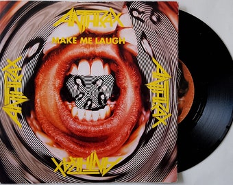 ANTHRAX Vinyl Make Me Laugh Original 1988 UK 7 Inch Single In Picture Sleeve