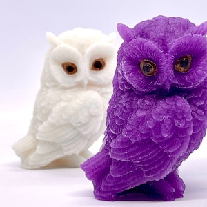 Snowy White Owl Soap: Vegan Glycerin Soap