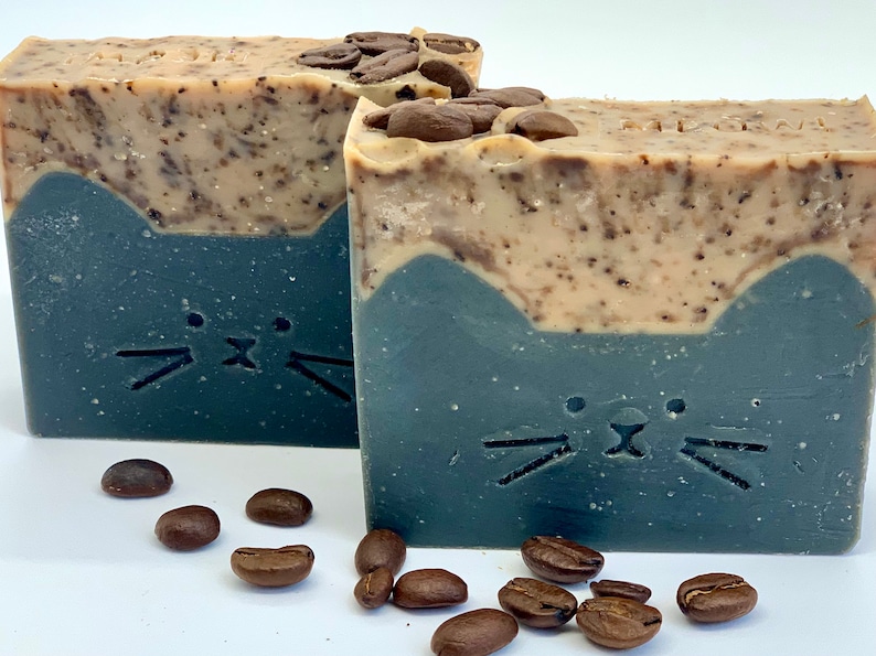 Coffee Cat Soap Coffee Cat