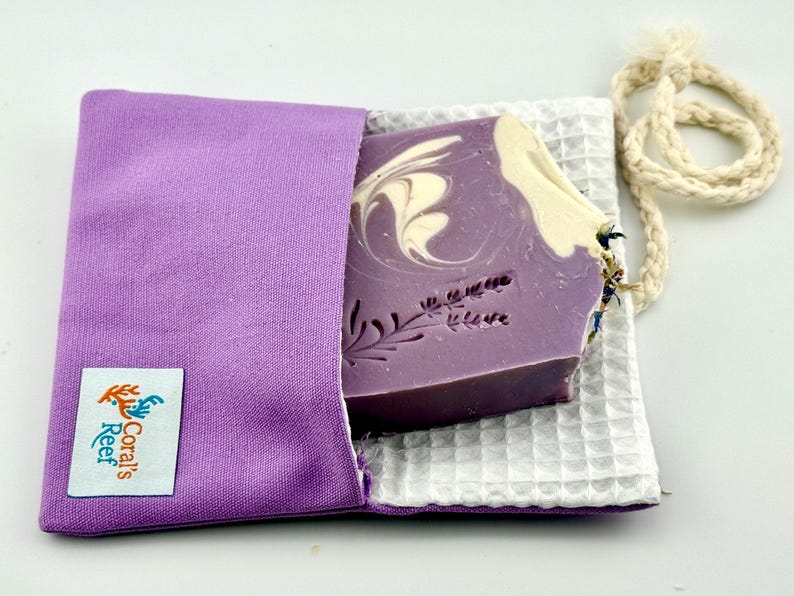 Lavender & Goat Milk Soap Travel Pouch+Soap