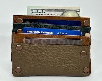 Genuine American Leather Handmade Wallets