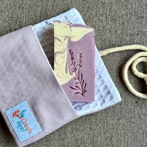 Lavender & Goat Milk Soap Mini Pouch+1/2 Bar