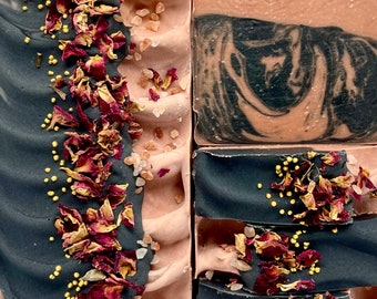 Rose Clay and Charcoal Soap