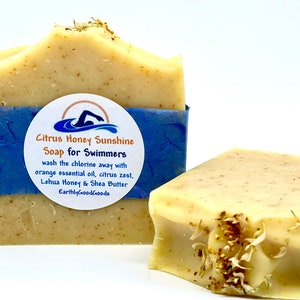 Swimmer’s Soap: Citrus Honey Sunshine Soap