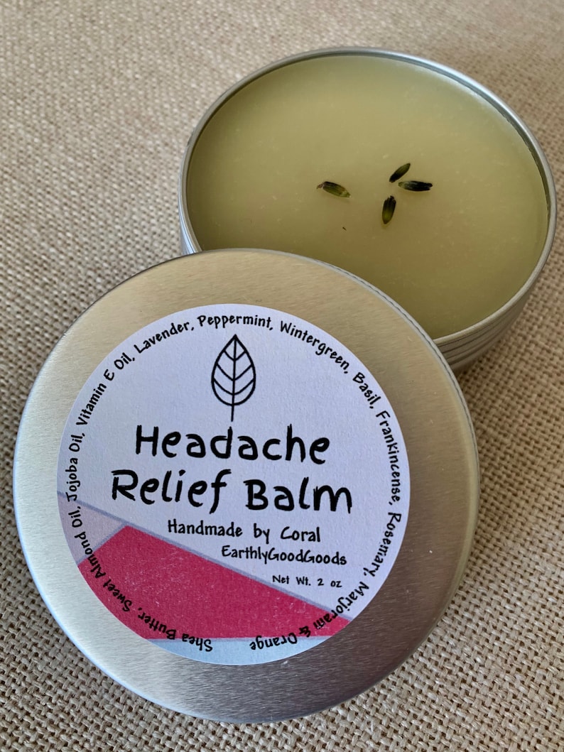 Headache Relief Balm Etsy