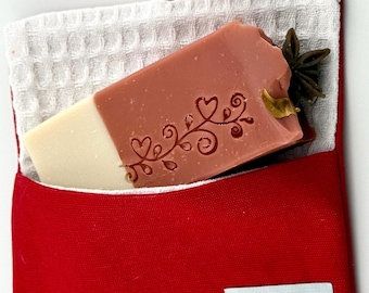 Soap Travel Pouch & Soap - Great Small Gifts, Party Favors!