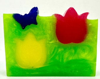 Tulip Springtime Soap