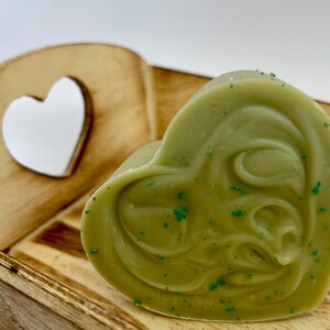 Avocado Soap, made with real avocado Avocado Heart