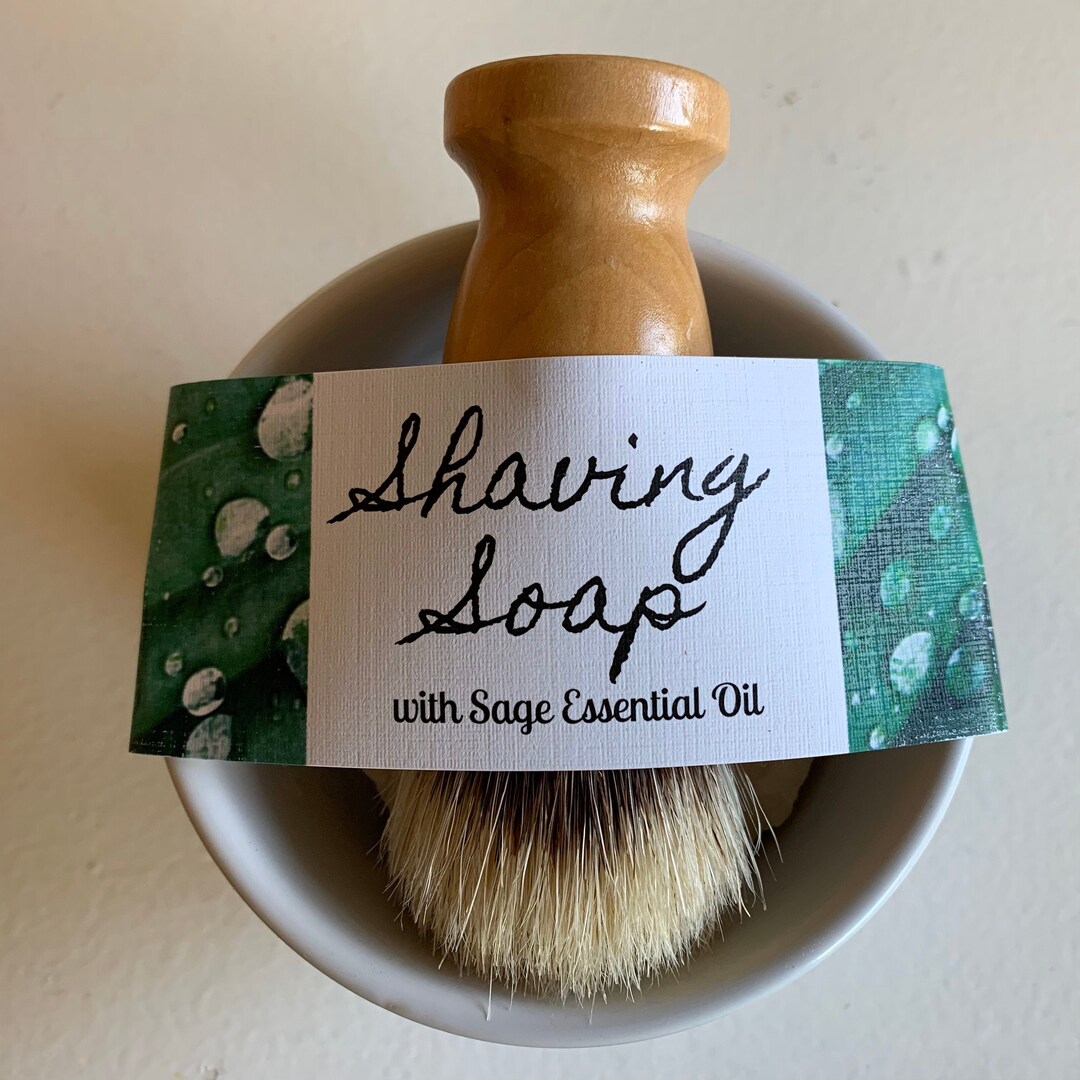 Classic Shaving Soap With Coconut Milk & Essential Oils Etsy