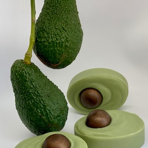 Avocado Soap, made with real avocado image 3