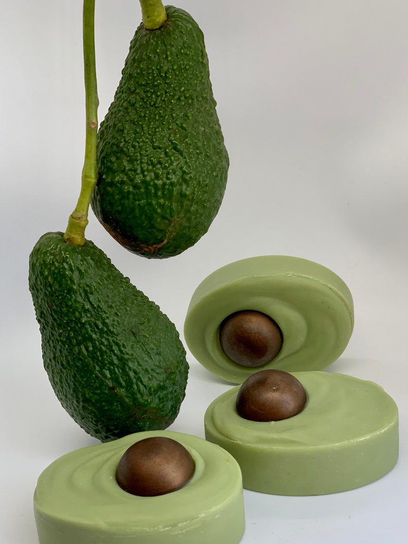 Avocado Soap, made with real avocado image 3