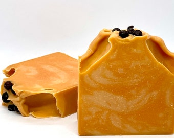 Papaya Soap handmade with fresh papaya!