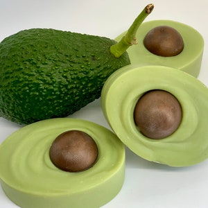 Avocado Soap, made with real avocado image 1