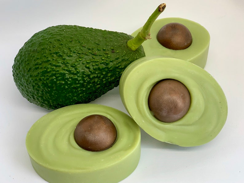 Avocado Soap, made with real avocado image 1