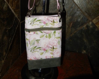 Wanderlust Phone Bag - Peonies, Peonies, Peonies