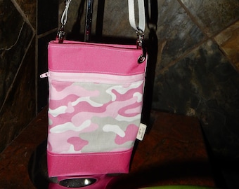 Wanderlust Phone Bag - Camo Me Pink!