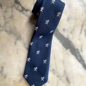 Vintage Lion and Crossed Rifles Necktie - Made in London