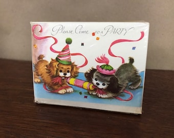 Vintage Hallmark Cocktail Party Invitations