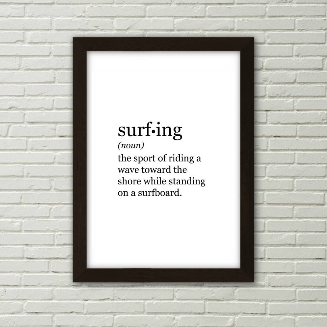 Surfing, Definition Print, PRINTABLE ART, Digital Download, Surf Gifts