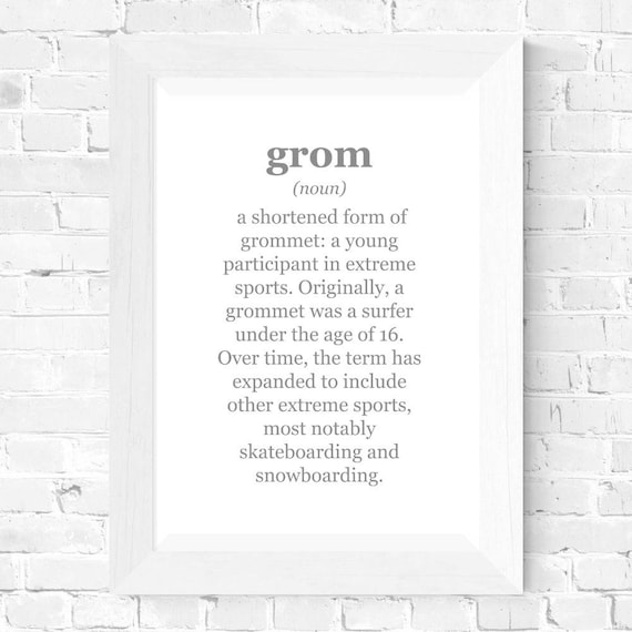 what does grom mean