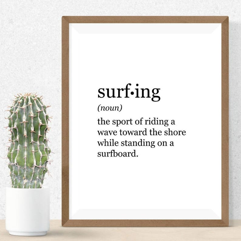 Surfing, Definition Print, PRINTABLE ART, Digital Download, Surf Gifts