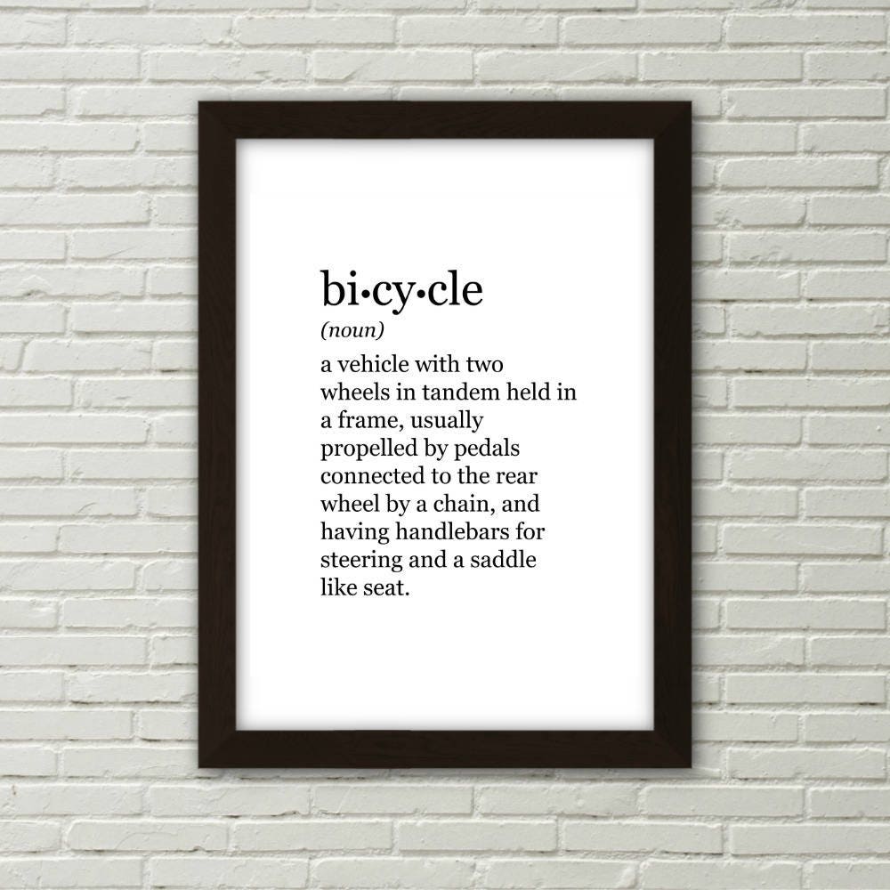 bicycle-definition-print-printable-art-digital-download-bicycle