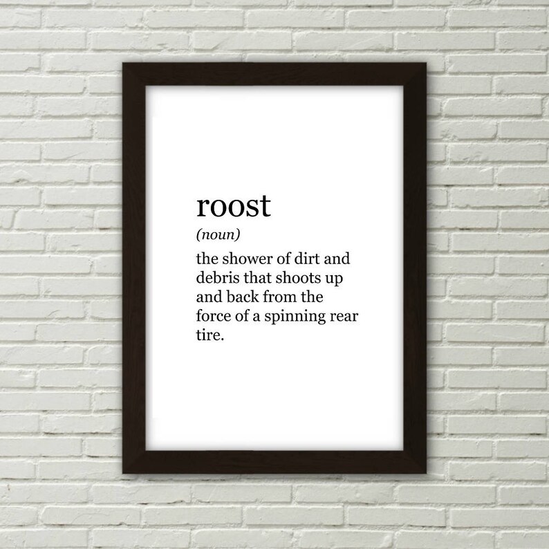 Roost, Definition Print, PRINTABLE ART, Digital Download, Motocross
