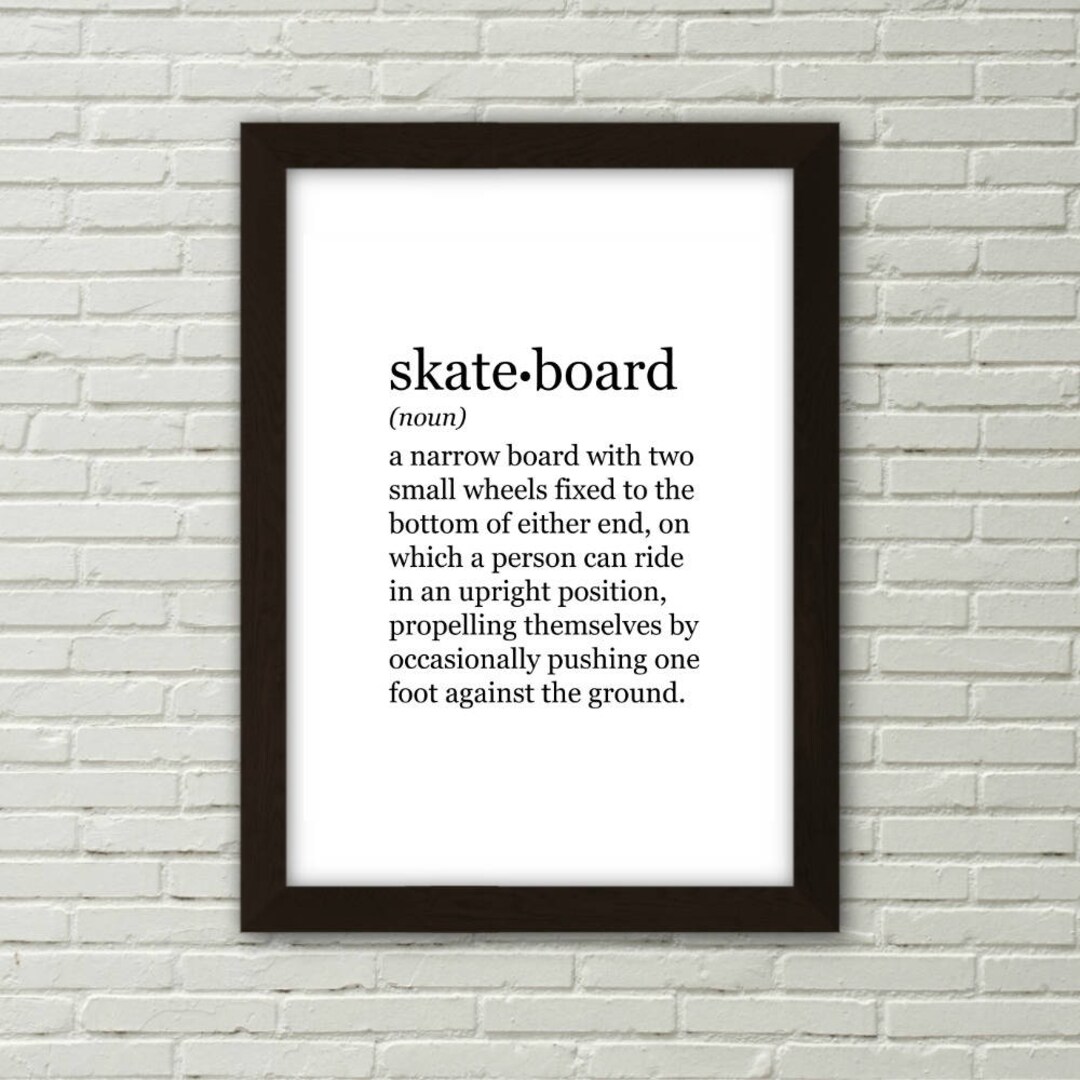 Skateboard, Definition Print, PRINTABLE ART, Digital Downloads