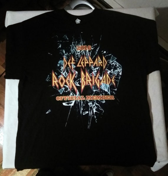 def leppard rock brigade t shirt
