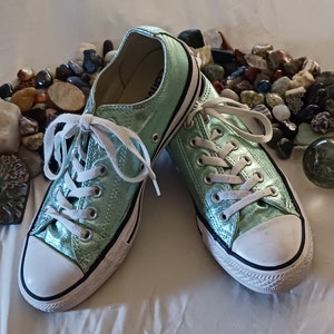 Seafoam green converse cheap